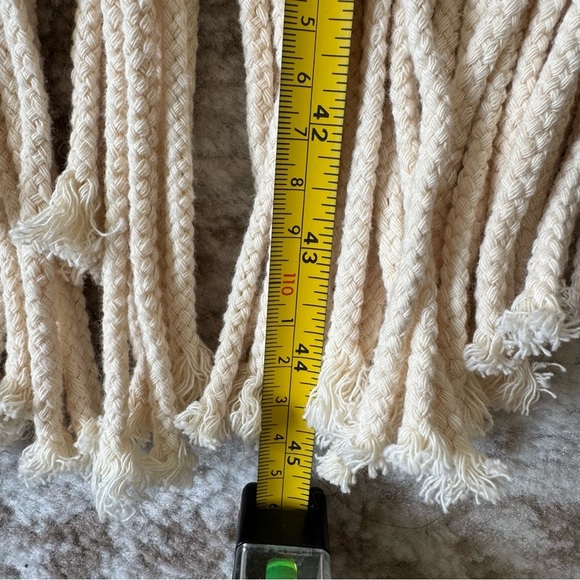 Urban Outfitters ecote Boho macrame crochet Braids Tassels Fringe Festival Bag - Picture 7 of 11